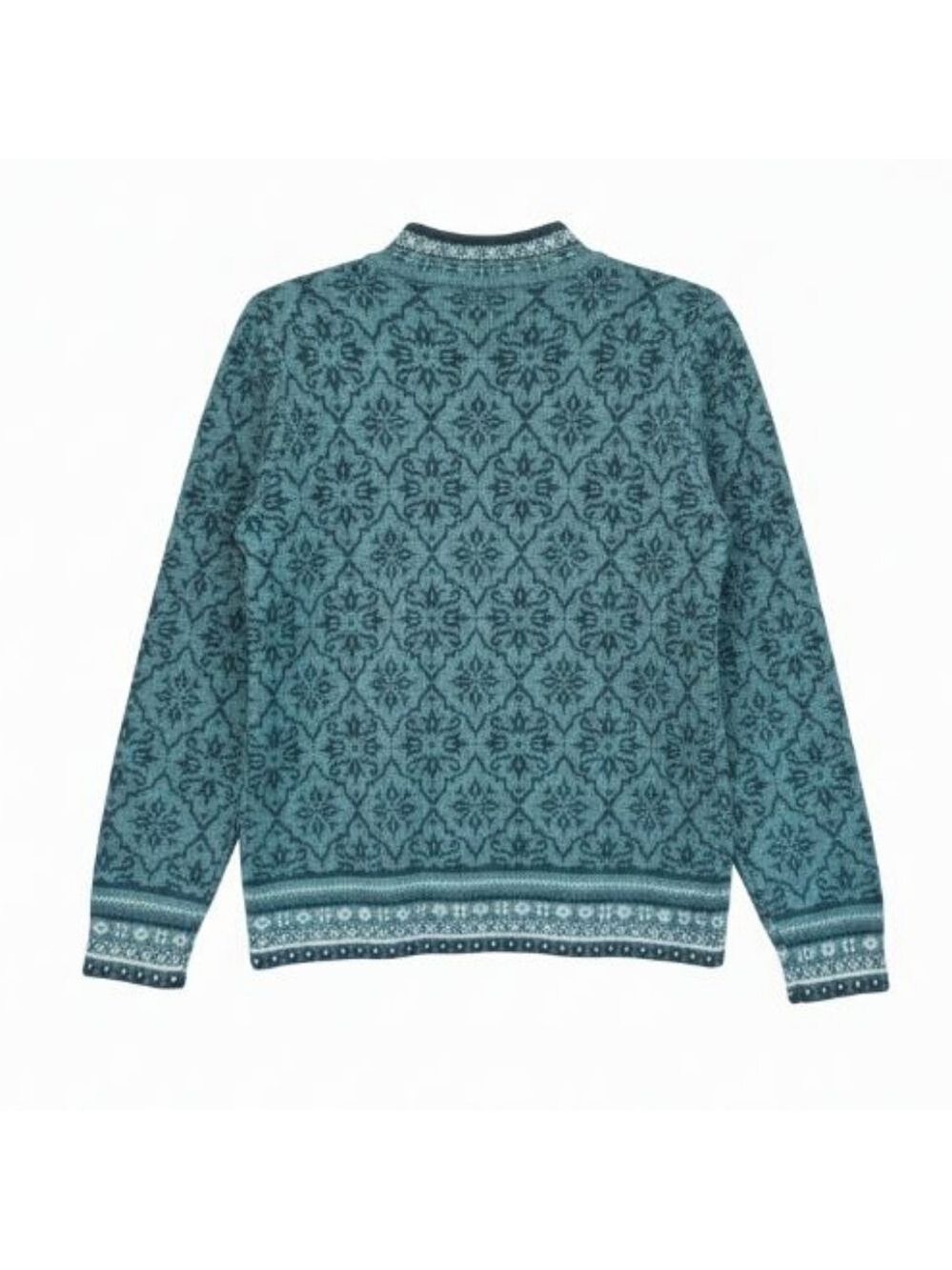 Appleseed's Nordic Green Zip-Front Cardigan Size M, NWOT - Picture 5 of 7
